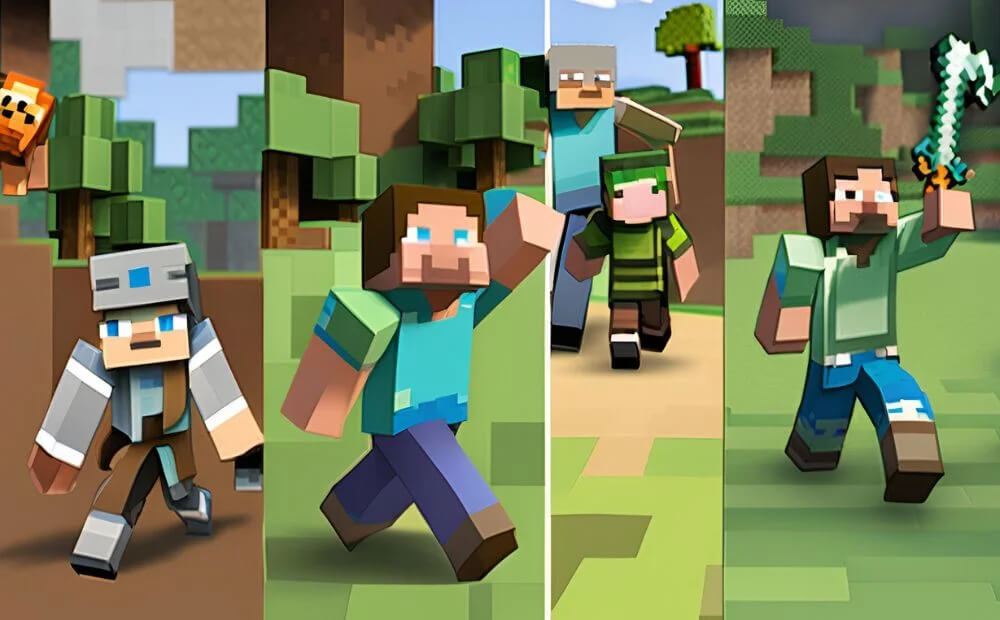 Minecraft: Bedrock edition (2011) game icons banners